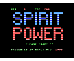 Spirit Power (1990, MSX, Makottoto)