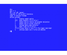 MSX-C Compiler (1985, MSX, MSX2, ASCII Corporation)