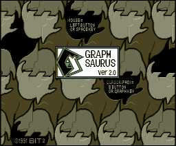 Graph Saurus Graphic Tool Ver.2.0 (1991, MSX2, MSX2+, Bit&sup2;)