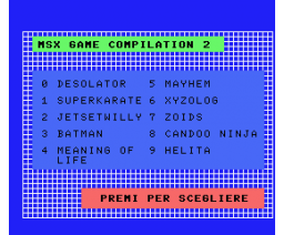 Game Compilation 2 (MSX, Philips Italy)