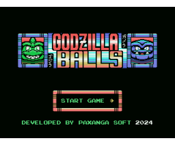 Godzilla Balls (2024, MSX, Paxanga Soft)