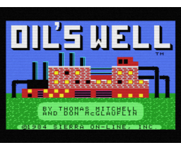 Oil's Well (1984, MSX, Sierra On Line)