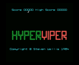 Hyper Viper (1985, MSX, Steven Wallis)