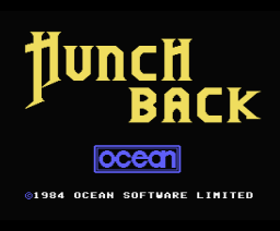 Hunchback (1984, MSX, Ocean)