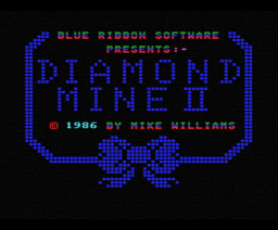 Diamond Mine II (1986, MSX, Blue Ribbon Software)