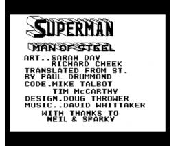 Superman (1988, MSX, Tynesoft)