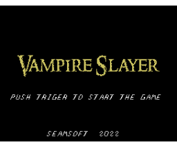 Vampire Slayer (2023, MSX, Seamsoft)