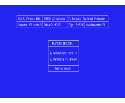 MGF PD Disk #1 (MSX2+, MGF)