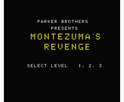 Montezuma's Revenge (2008, MSX, Parker Brothers)