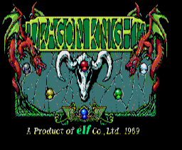 Dragon Knight (1989, MSX2, Elf Co.)