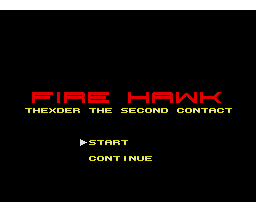 Fire Hawk Thexder II (1989, MSX2, Game Arts)