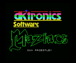 Maziacs (1985, MSX, DK´Tronics)