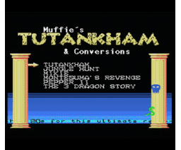 Muffie's Tutankham & Conversion (2014, MSX, Repro Factory)