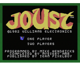 Joust (2017, MSX, Williams Electronics)