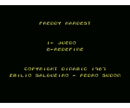 Freddy Hardest (1987, MSX, MSX2, Dinamic)