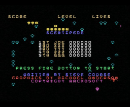 Scentipede (1986, MSX, Aackosoft)