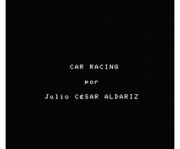 Car Racing (MSX, Editorial Cometa, Julio César Aldariz)
