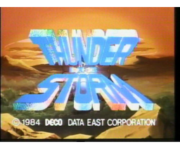 Thunder Storm (1984, MSX, Data East)