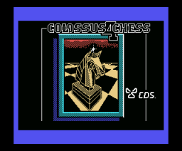 Colossus Chess 4 (1986, MSX, CDS Software)