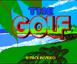 The Golf (1989, MSX2, Pack-In-Video)