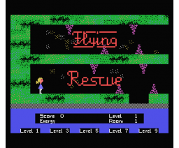 Flying Rescue (1985, MSX, Volker Becker)