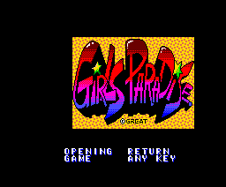 Girls Paradise - Paradise Angels (1989, MSX2, Great)