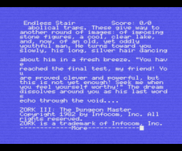 Zork III: The Dungeon Master (1982, MSX, Infocom)