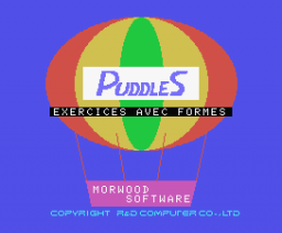 Puddles - Exercises with shapes (1984, MSX, R&D Computer Co. Ltd)