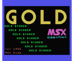 Gold Digger (1986, MSX, MSX Gids)
