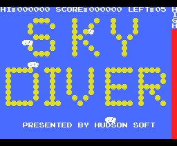 Sky Diver (1984, MSX, Hudson Soft)