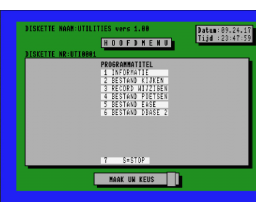 Utilities v1.00 (1989, MSX2, Club van Zes)