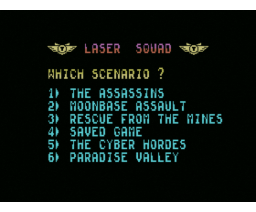 Laser Squad (1988, MSX, Target Games)