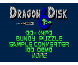 Dragon Disk #06 (1991, MSX2, MSX-Engine)