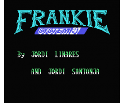 Frankie (1988, MSX, SPE)