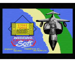 Strike Force Harrier (1986, MSX, Mirrorsoft)