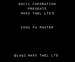 Kung Fu Master (1983, MSX, Mass Tael)