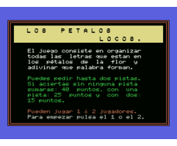 Los Pétalos Locos (MSX, Unknown)