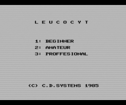 Leucocyt (1985, MSX, CD Systems)