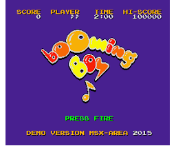 Booming Boy (2015, MSX2, MSX Area)