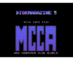 MCCA Info Disk 05 (1990, MSX2, MCCA)