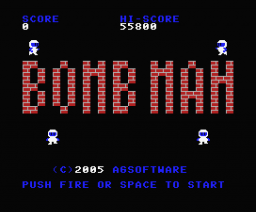 Bomb Man (2005, MSX, AG Software)