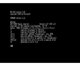 Turbo Pascal v3.3f (1995, MSX2, Frits Hilderink)