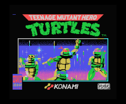 Teenage Mutant Hero Turtles (1990, MSX, Konami)
