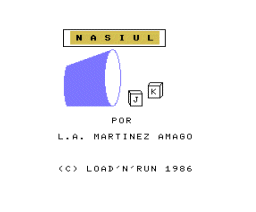 Nasiul (1986, MSX, Luis Antonio Martínez Amago)