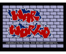 War World FM-PAC Demo (1990, MSX2, The Unicorn Corporation)