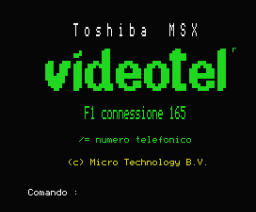Videotel (MSX, Micro Technology)