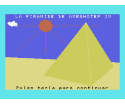 El Secreto de la Pirámide (1986, MSX, Manhattan Transfer)