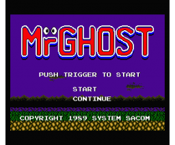 Mr. Ghost (1989, MSX2, System Sacom)