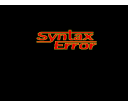 Syntax Error Logo