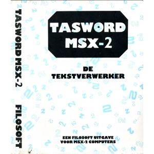 Tasword MSX-2 (1986, MSX2, Filosoft, Tasman)